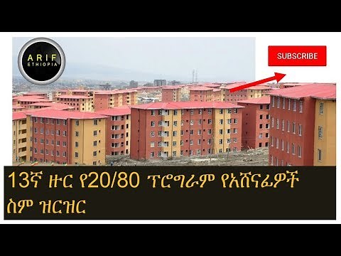 Part -3 The newly released Condominium 3 bedroom Winners & locations List in Addis Ababa