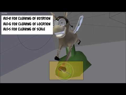 Blender tip - Reset bone to rest position