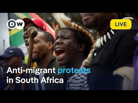 Live: Anti-migrant protests in South Africa | DW News
