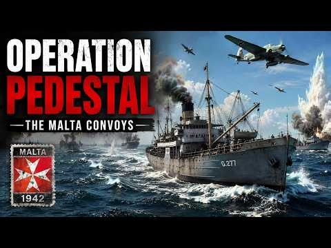 The Untold History of Operation Pedestal — Battle for Malta's Survival | WW2 Naval SleepDocumentary