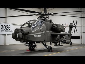 “2026 AH-64 Apache Attack Helicopter | Next-Level War Machine Revealed!”