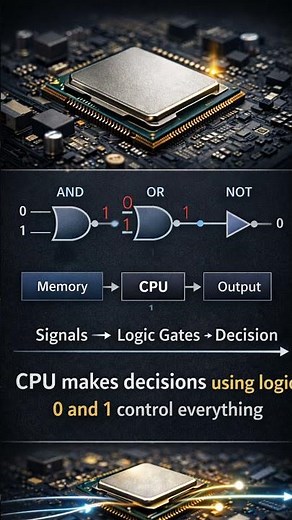 How CPU Works Using Logic Gates | Processor Basics Explained