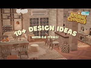 10+ Design Ideas using 2.0 Items! // Animal Crossing New Horizons