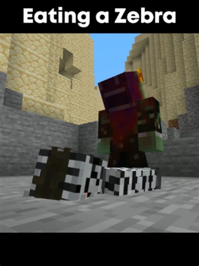 Eating a Zebra! | zebra
