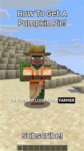 How To Get A Pumpkin Pie In Minecraft?!