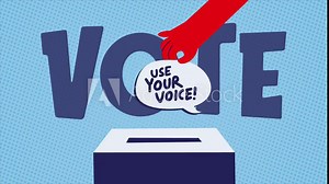 Use Your Voice Presidential Election Vote Animation