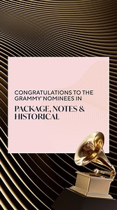 Behind the music, there are visionaries who shape how we see, read, and remember music. From visuals to storytelling to preserving music’s legacy, music shines beyond its sonic reach. 🎧 Congrats to the rest of the 2026 Package, Notes & Historical GRAMMY Nominees presented by Masaki Koike! The Best Recording Package nominees are: 🎵 Hà Trịnh Quốc Bảo, Damian Kulash, Jr., Claudio Ripol, Wombi Rose & Yuri Suzuki, art directors - "And The Adjacent Possible" (OK Go) 🎵 Bráulio Amado & Alim Smith, ar
