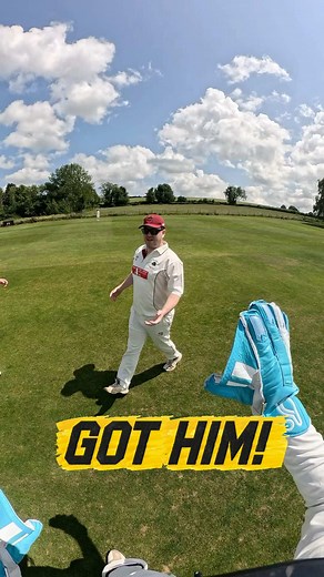 Epic Cricket Catch and a Hilarious High Five Fail!