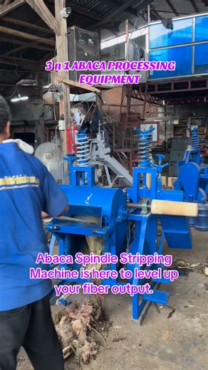 Boost abaca fiber production with precision, power, and efficiency. The Abaca Spindle Stripping Machine—built for higher yield and cleaner fiber #abacaspindlestrippingmachine #machinery #GawangPinoy #abacamachine | JD Davao Metal Fabrication and Construction Services