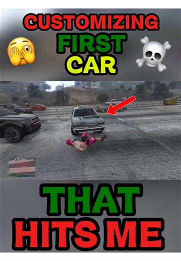 Fully customizing the first car that hits me on the highway #gtaonline #gtag #fyp #gta5 #gta6
