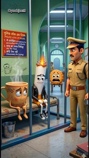 Police Ne Chai Aur Sigaret Ko Pakad Liya 🚓 | Dhaba Funny Story Part 2 | Oye Object