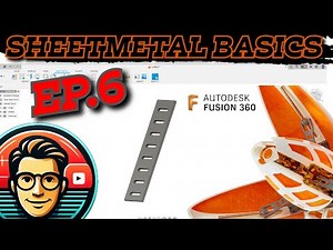 Fusion 360 Sheetmetal Basics - Creating RECTANGULAR PATTERNS - Perfect for Making Repetitive Holes!