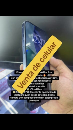 iPhone 15 Pro Max 256GB Azul en Perfecto Estado