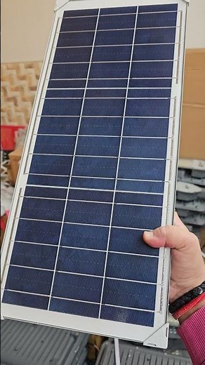 Philips Make Solar street light with solar panels for higher efficiency with inbuilt battery