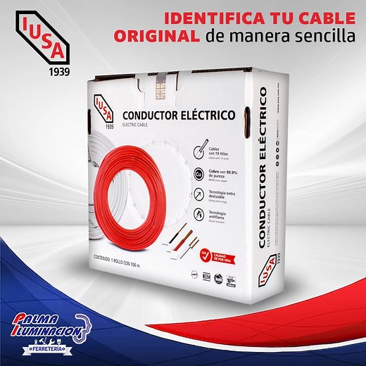 Identifica tu cable original IUSA fácilmente