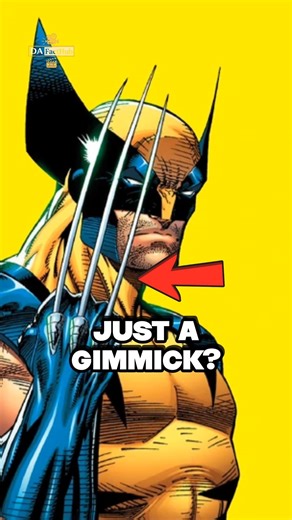 Wolverines iconic claws were suppose to be just a part of his gloves!!