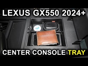 Lexus GX550 (2024-2025): Storage Tray For The Center Console Box.