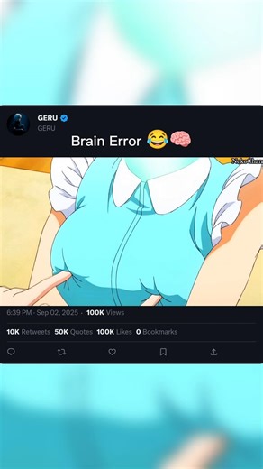 Brain Error 😂🧠#shorts#anime#funny