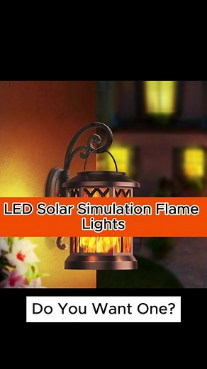 LED Solar Simulation Flame Lights #fyp #foryourpage #solarlights #solar #gardenlights #holidaylights #decorlights #pathwaylights