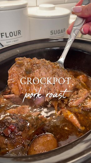 Pork Roast in the crockpot! @parishrice #crockpot #easyrecipe #potroast #parishrice #britscookin