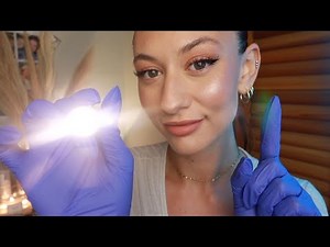 ASMR Detailed Eye Exam Roleplay ~up close touching, follow my instructions & vision tests