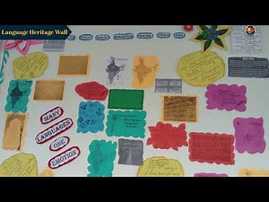 Language Tree Display and Language Heritage Wall