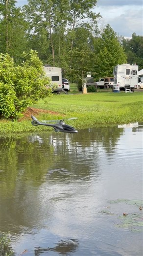 Taking the Eclipse 360 under the bridge at Joe Nall 2024! #HorizonHobby #BladeRC #Eclipse360 #RCHelicopterStunt | Blade RC