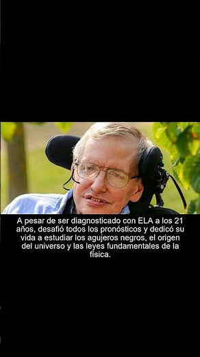 ¿Quién fue Stephen Hawking?Genio del Universo #StephenHawking#Ciencia #Universo#Cosmología #QuiénFue
