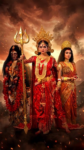 Mahisasurmarddini-মহিষাসুরমর্দ্দিনী on Instagram: "The primordial Mahamaya manifests in myriad forms, from the triumphant Durga to the formidable Chamunda. In every epoch of peril, she manifests in sacred countenances to restore the transcendental equilibrium of the universe 🔥. Video credit : #ZeeBanglaHD #ZEE5 Audio credit : #DDBangla #JagoMaaJagoDurga #NanaRoopeMahamaya #IdhikaPaul #Mahisasurmarddini #MahisasurmarddiniEdits #Mahamaya #Durga #Chamunda #AjayBhattacharya #MahisasurMardini #Chand