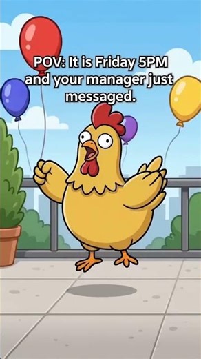 POV: It's Friday 5PM and Your Manager Just Messaged 😱 | Quack Quack Attack #Shorts