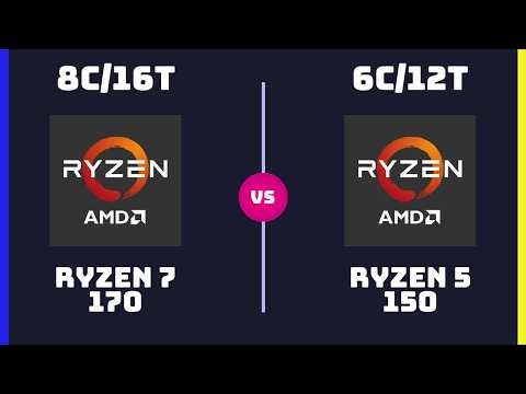 AMD Ryzen 7 170 vs AMD Ryzen 5 150 – CPU Comparison