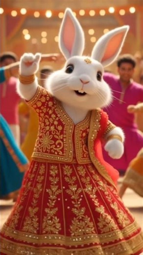 Cute Bunny Dance #shorts #viralshorts #trending