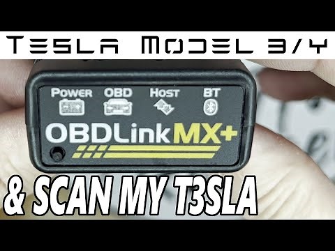 Tesla Model 3/Y - OBDLink MX+ and scan my T3SLA