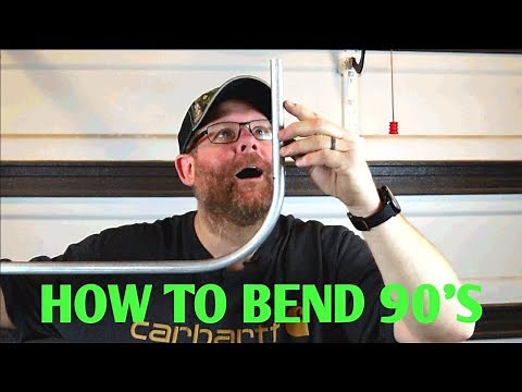 How To Bend 90's On EMT Conduit
