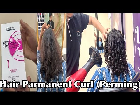 How to Hair Perming | Parmanent Curl Full Process
