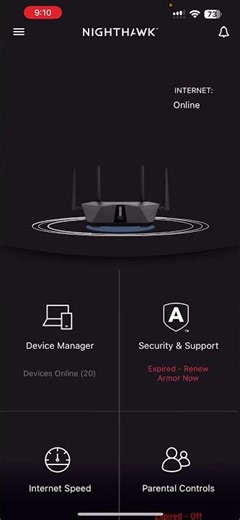 NETGEAR Nighthawk APP setting and Device Manager (keep your kids safe)