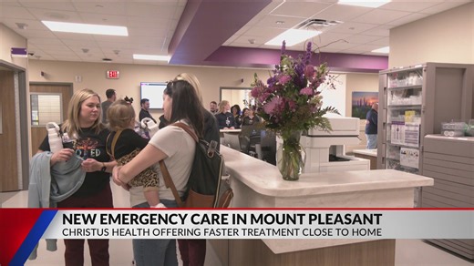 Christus Health welcomes new emergency care facility in Mount Pleasant