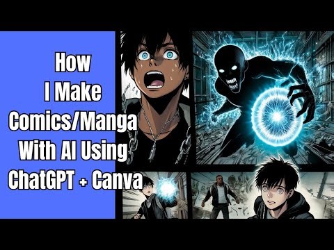 How I Make Comics/Manga With AI Using ChatGPT + Canva