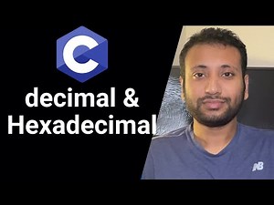 C programming Bangla Tutorial 5.29 : conversion between decimal and hexa-decimal
