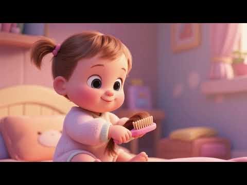 Baby Brushing Hair 🪮👶 | Fun Self-Care Song for Kids