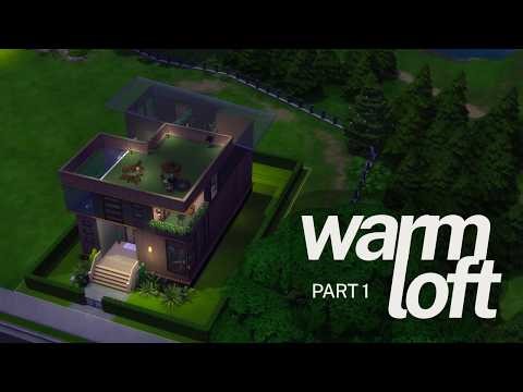 Designing a Warm Loft Space | Calm Sims 4 Building (Part 1)