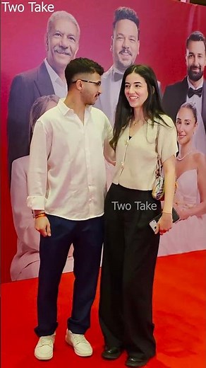 Marwan El-Meselmani supports his fiancée Malak Dahshan in the movie "El-Kalam Ala Eih"
