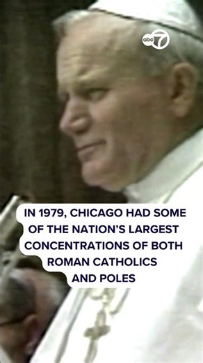 Pope John Paul II drew enormous crowds in 1979 Chicago visit