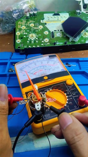 Testing Stepper Motor Pins Sin Sin– Cos Cos– #StepperMotor #Electronics #Speedometer #Testing | Dapina Thaya