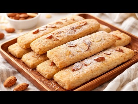 Almond Shortbread Cookies That Melt in Your Mouth