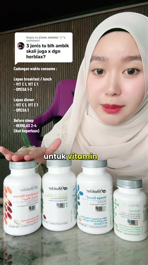 Cara Pengambilan Herb Lax dan Vitamin Shaklee