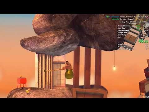 Getting Over It Speedrun in 1:56