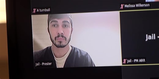 Courtroom video of Palmyra girls wrestling coach's arraignment