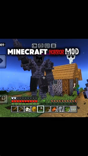 MINECRAFT HORROR MOD 💀💀💀 #short #viral