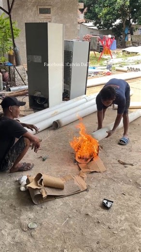 9K views · 12 reactions | How to make a 5-inch PVC pipe connection #trendingreels #machine #construction | Calvin Dalbert | Facebook